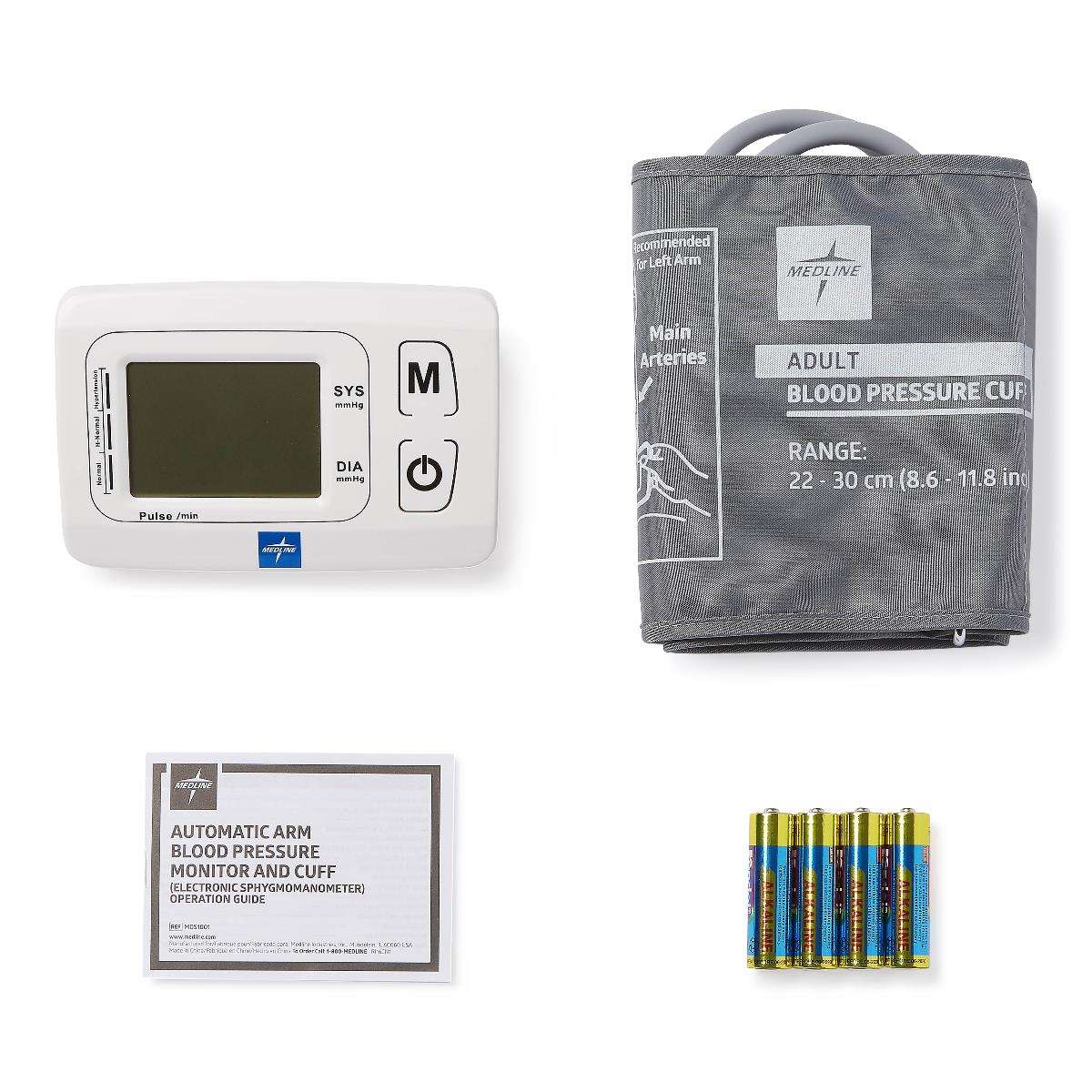 Automatic Digital Blood Pressure Monitor, Adult Image