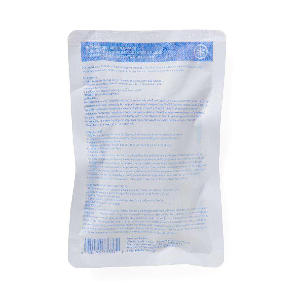 6.25" x 9.5" Deluxe Sweatless Instant Cold Pack Image