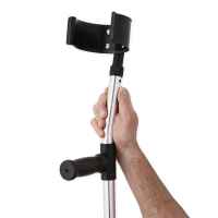 Medline Aluminum Forearm Crutches, Adult Image thumbnail