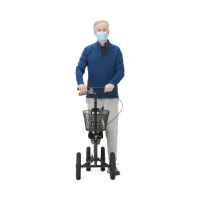 All-Terrain Knee Walker with 12" Wheels, 20"-27.5" Kneepad Height Image thumbnail